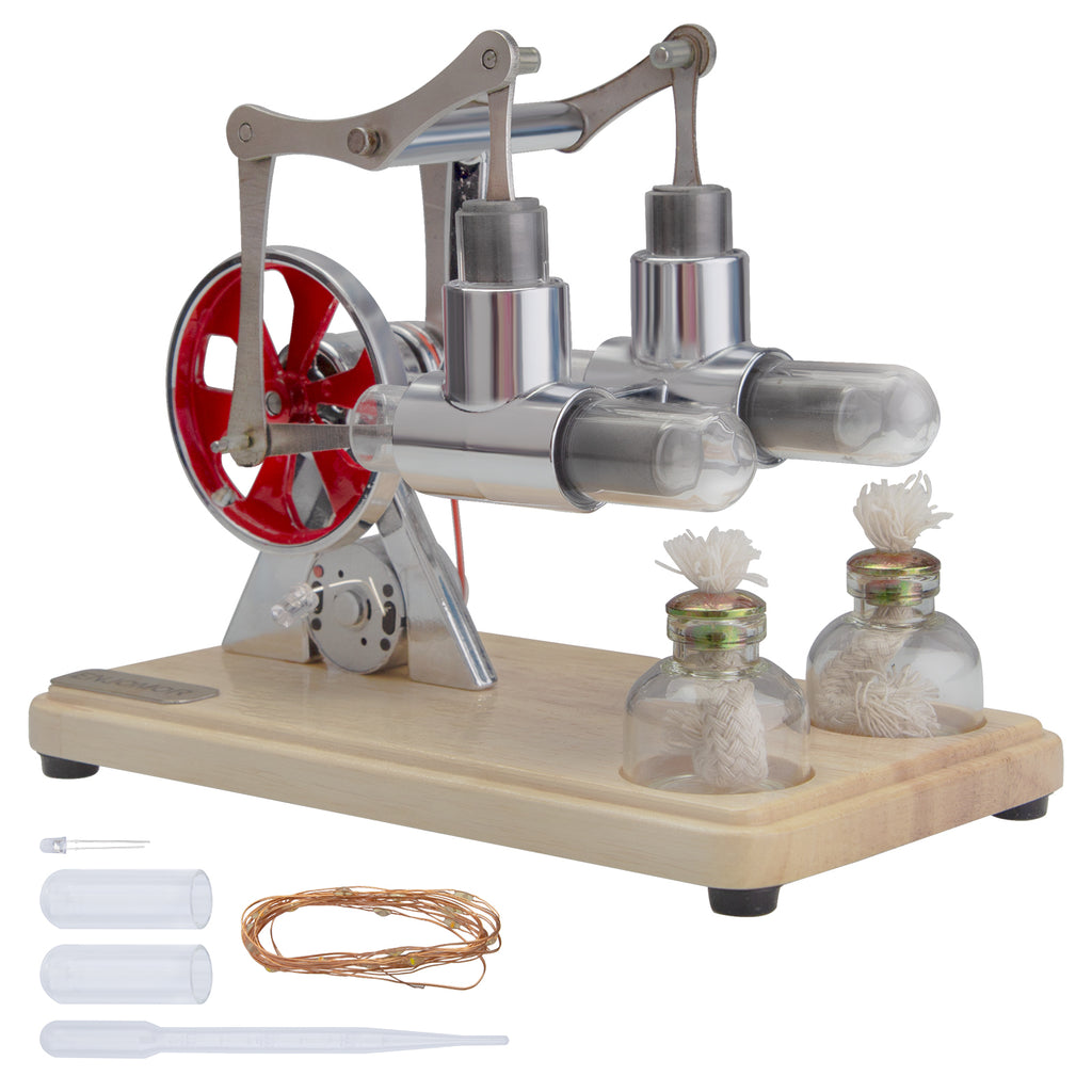 Multi-Cylinder (16, 6, 2 & Miniature 4 Cylinder) Stirling Engine