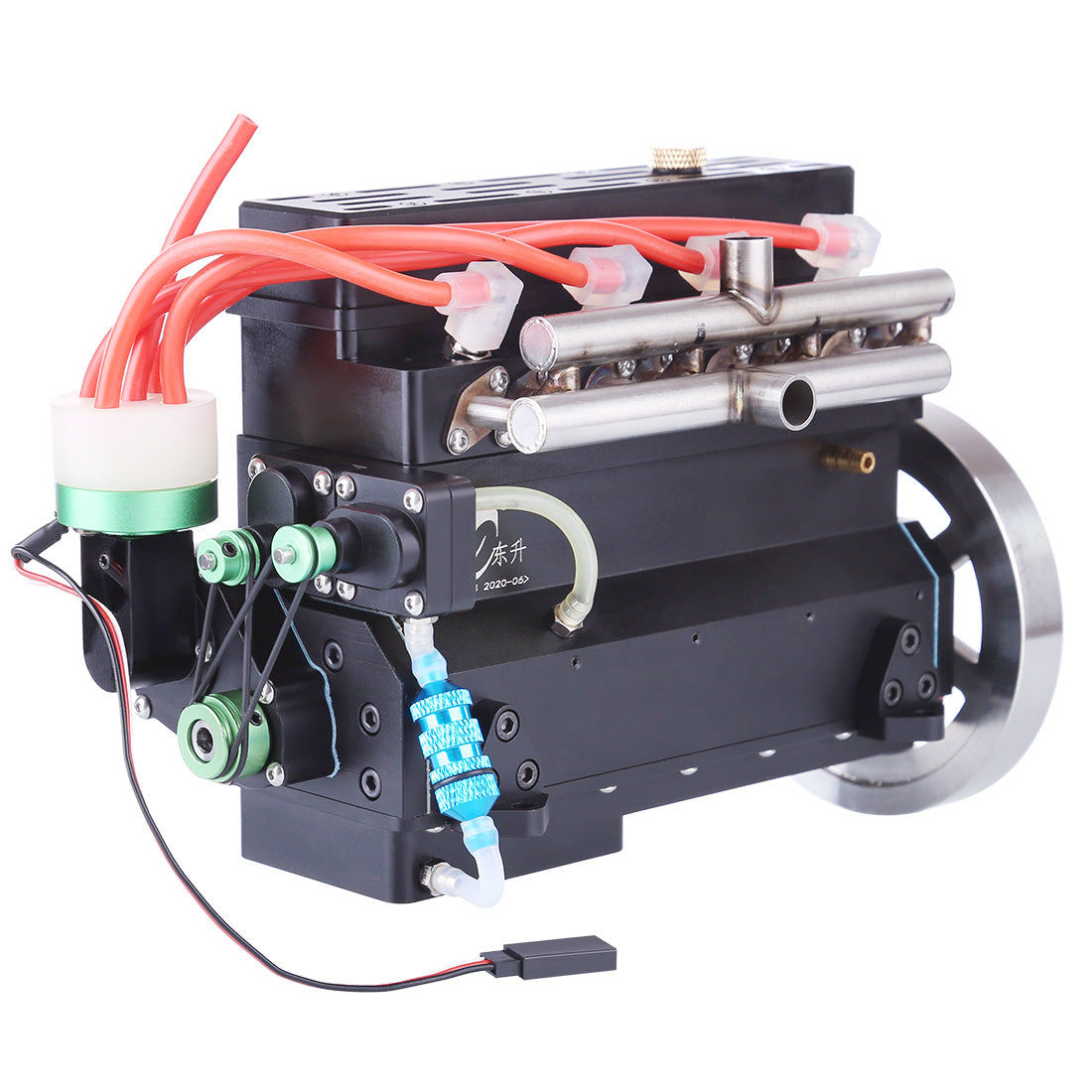 Water Cooled Radiator Cooling Fan Kit for In-line 4-Stroke Gasoline En ...