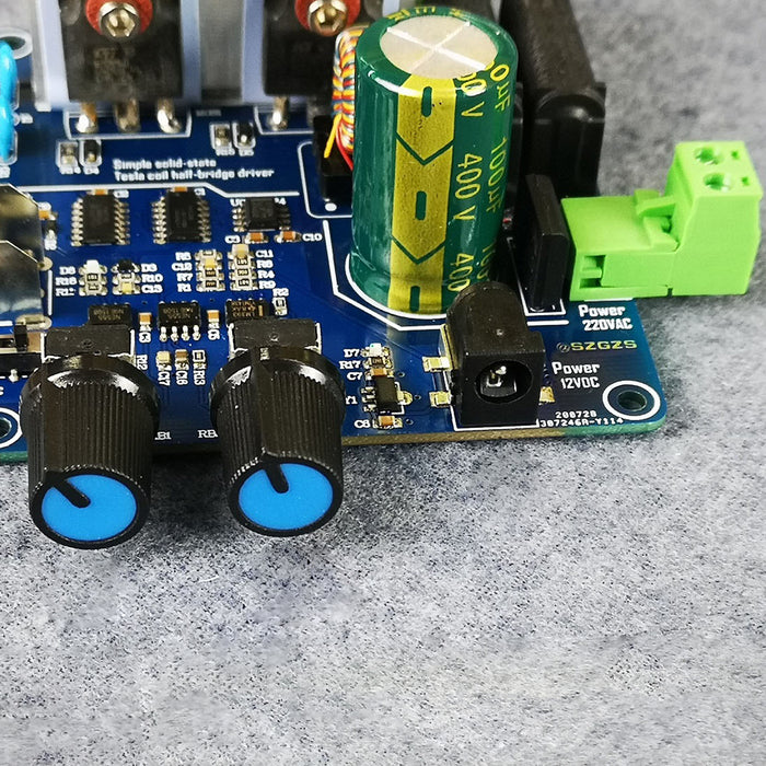 SSTC Solid State Tesla Coil Half-bridge Integrated Driver Board Experimenting Device Teaching Tool Educational Toy