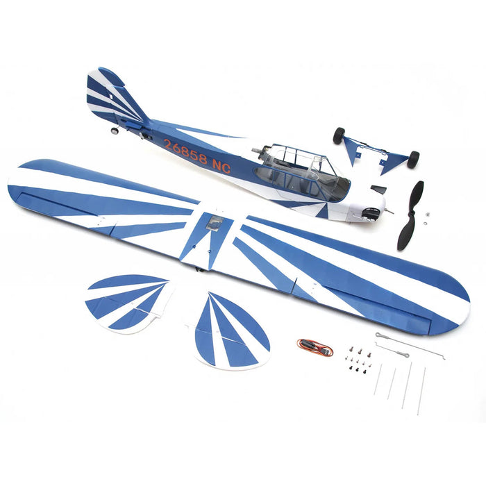 1100mm J3 Cub RC Plane Electric Airplanes Model Assembly Upper Single Wing Fixed-wing Aircraft - PNP - enginediy