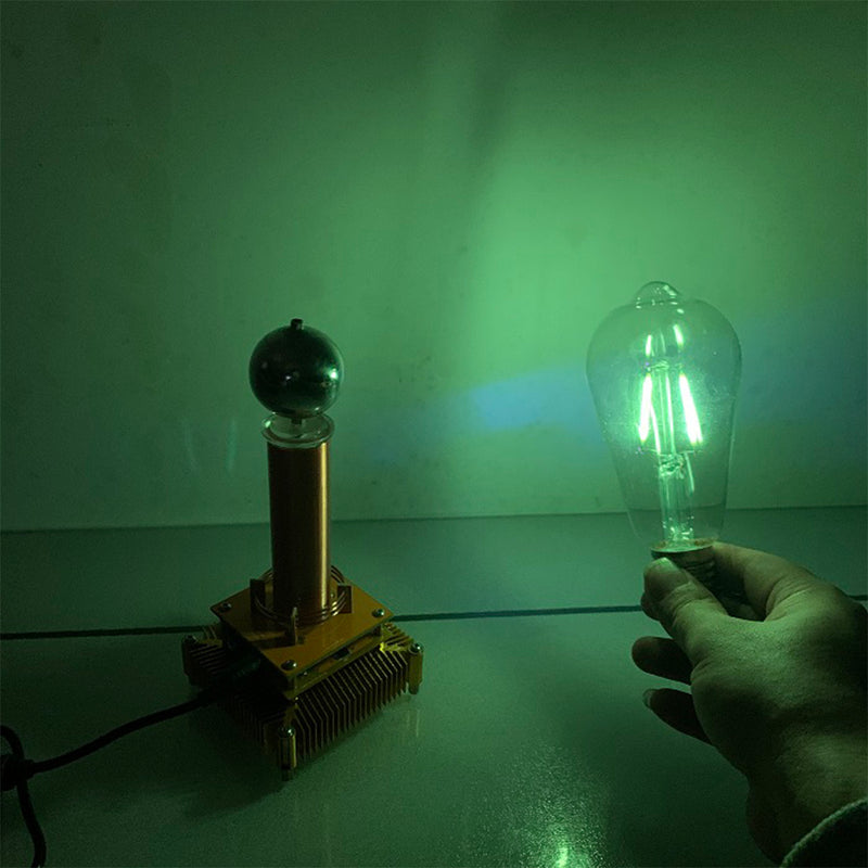 Bluetooth Singing Tesla Coil Music Speaker Plasma Loudspeaker Desktop Toy-US Plug - EngineDIY