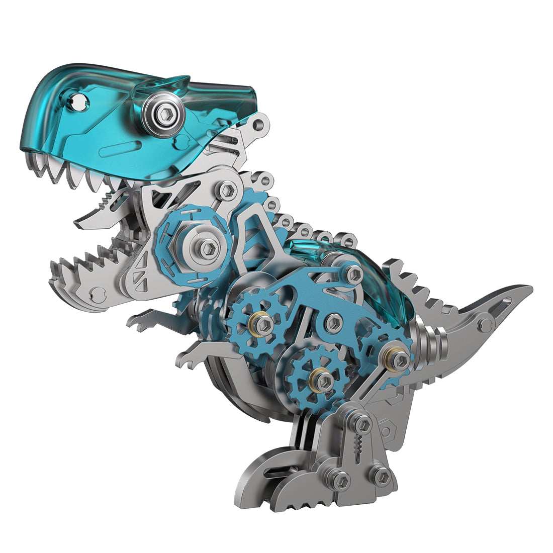 3D-Dinosaurier-Modellbausatz aus Metall, DIY-Tyrannosaurus Rex-Montagemodell – 160 Teile 
