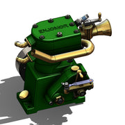 ENJOMOR 10cc Flathead Engine Single Cylinder 4 Stroke L Head Sidevalve Engine Water-cooled Gasoline Engine Internal Combustion Engine - EngineDIY