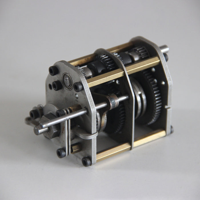 Four Gear Box Assembly DIY Modified Accessories for Methanol Engine RC Car Model (3 Forward Gears and 1 Reverse Gears)