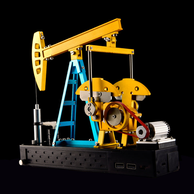Pumping Unit that Works - Pumping Unit Model Kit - TECHING Pumping Unit DIY Assembly 3D Metal Mechanical Puzzle Educational Toys Collection 219Pcs - EngineDIY