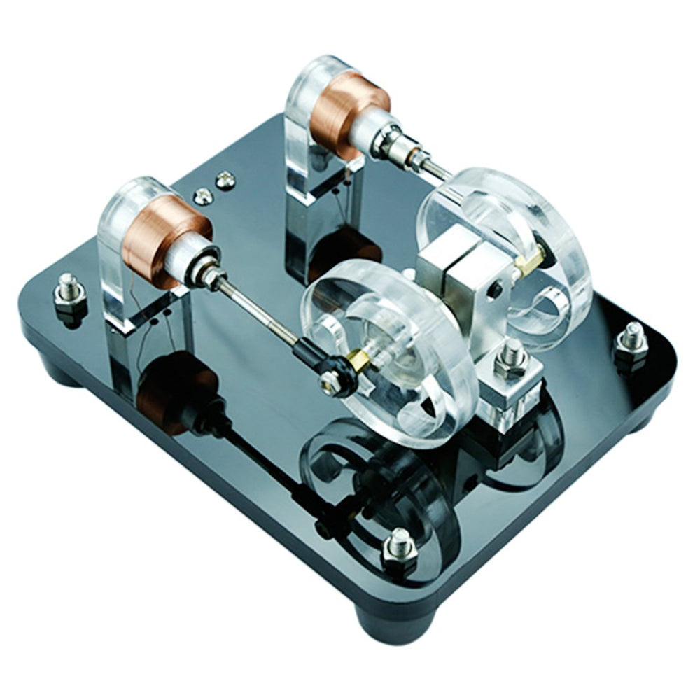 Engine DIY Kit Dual-coil Brushless Motor Hall Electric Machine Model ...
