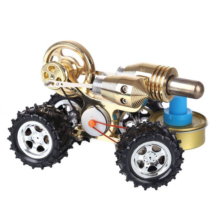 Stirling Engine Car Model Stirling Engine Vehicle Educational Toy STEM Engine Model Creative Gift
