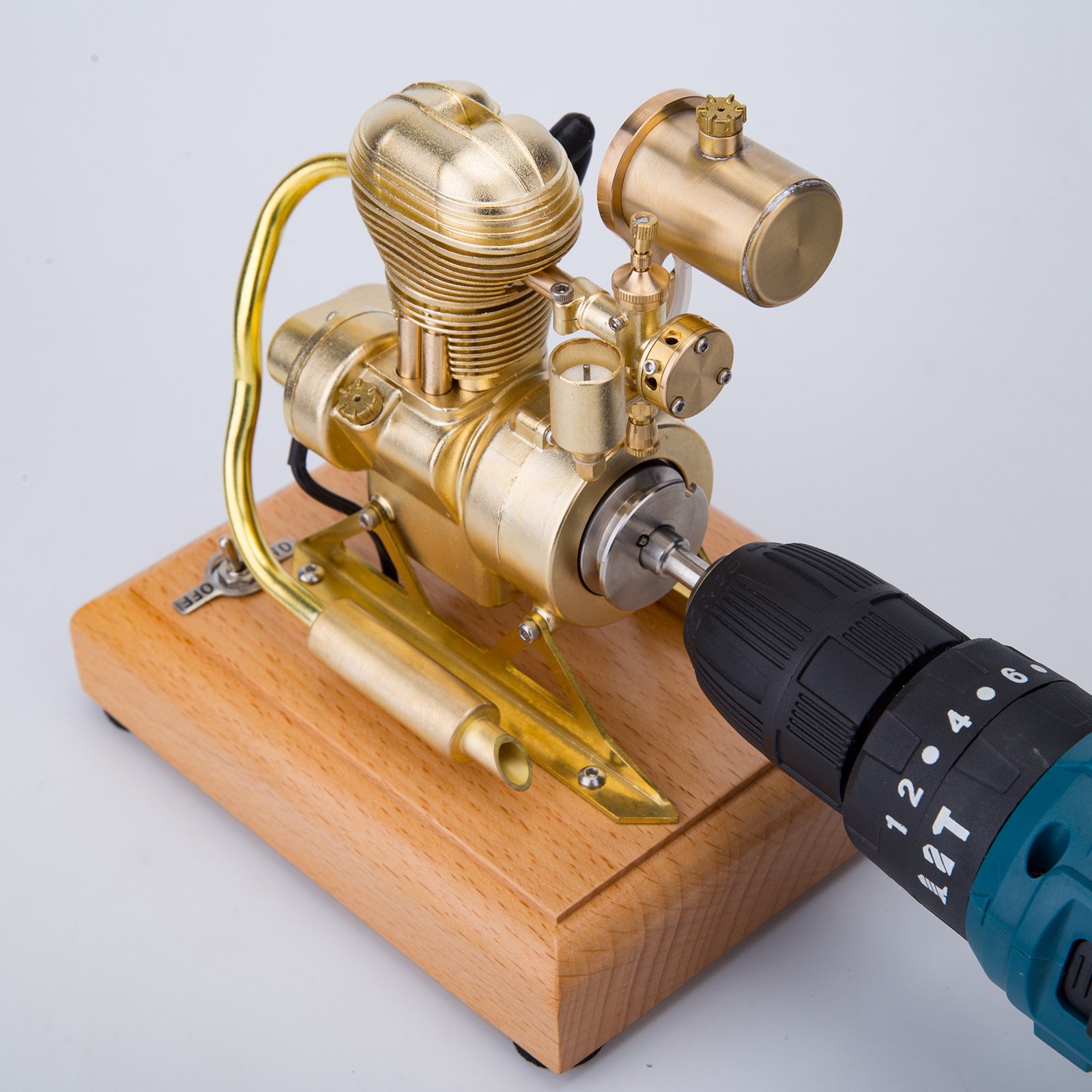 Moteur à combustion interne monocylindre 4 temps pour moto R27 1,6 cc Mini OHV vertical, modèle de moteur IC