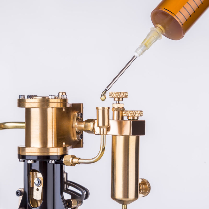 KACIO LS1-14 Single Cylinder Reciprocating Steam Engine Model for Model Ship Model Boat Above 60cm - EngineDIY