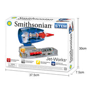 Smithsonian Jet Works Advanced Science Kit - Build Your Own Jet Engine - DIY Assembly Turbofan Jet Engine Model Kit - EngineDIY