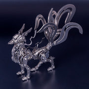 3D Puzzle Model Kit Mechanical Nine-tailed Fox Metal Games DIY Assembly Jigsaw Crafts Creative Gift - enginediy