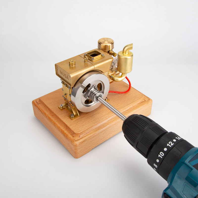 RETROL MUSA 2,2 cm³ Mini moteur à essence monocylindre 4 temps refroidi par eau par évaporation Modèle de moteur à combustion interne