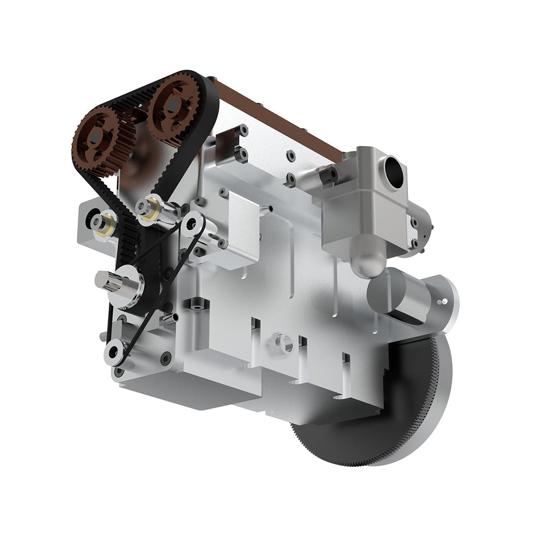 Enjomor 36cc DOHC Engine Double Overhead Camshaft Engine 4-cylinder 8 ...