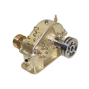 Mini Brass Gear Reducer for Steam Engine Internal Combustion Engine Model - EngineDIY