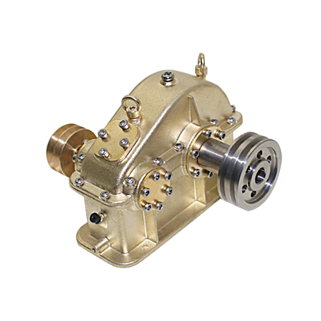 Mini Brass Gear Reducer for Steam Engine Internal Combustion Engine Mo ...
