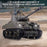 1/16 2.4G RC Tank M4A3 Medium Tank Military Vehicle Model