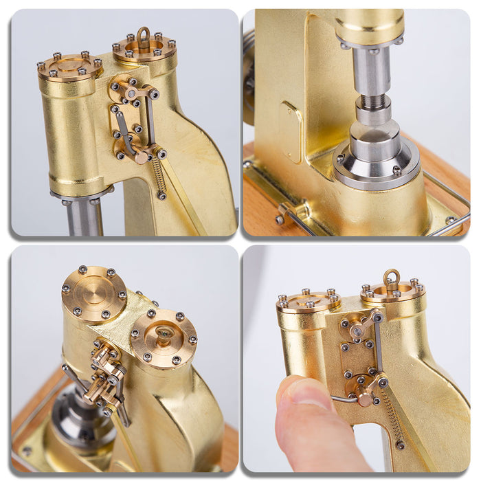 Mini Brass Piston Power Hammer Model Industrial Forging Machine