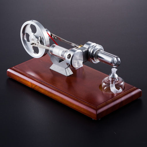 Stirling Engine Model 4 LED Light Stirling Engine Electricity Power Generator Education Toy - enginediy