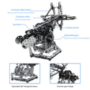 3D Metal Mechanical Puzzle Dragon Crossbow Model Assembly Kit for Kids, Teens, and Adults-812PCS - EngineDIY
