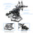 3D Metal Mechanical Puzzle Dragon Crossbow Model Assembly Kit for Kids, Teens, and Adults-812PCS