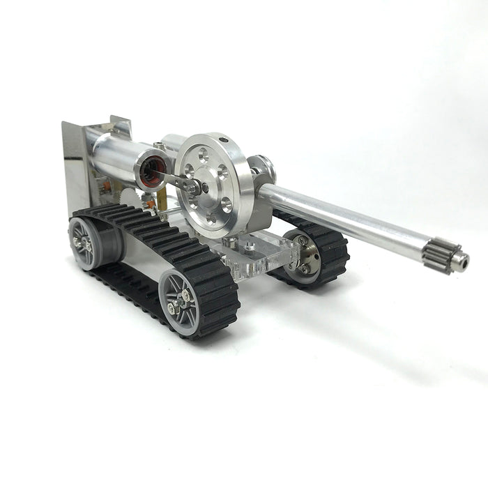 Hot Air Stirling Engine Model Crawler Tank Physical Experiment Educational Toy