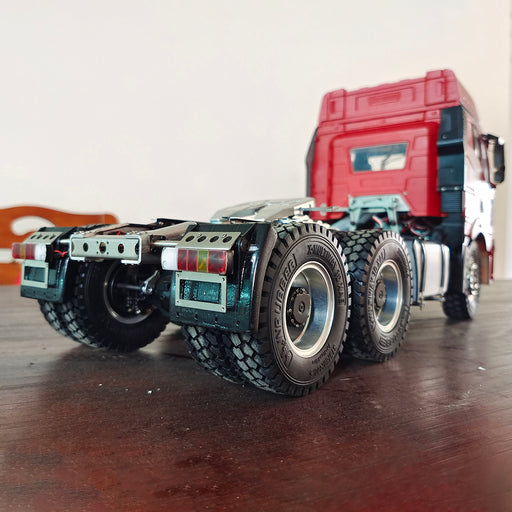 HY MODELS 1/14 RC Simulation Hydraulic Tractor-trailer Truck Engineering Machinery Vehicle Model 3-speed Gearbox