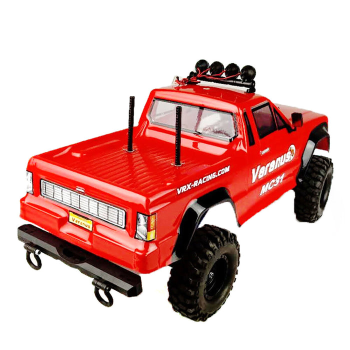 VRX RH1053 1/10 Scale 4WD Two Speed Brushed RTR Off-road Crawler 2.4GHz RC Car with Light Winch, 60A ESC, 550 Motor - R0280 Orange - enginediy