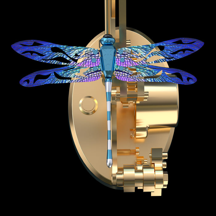 Golden Dragonfly Kinetic Art 3D Metal Model Kits