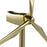 3D Metal Windmill Assembly Model Solar Powered Wind Turbine Model Golden