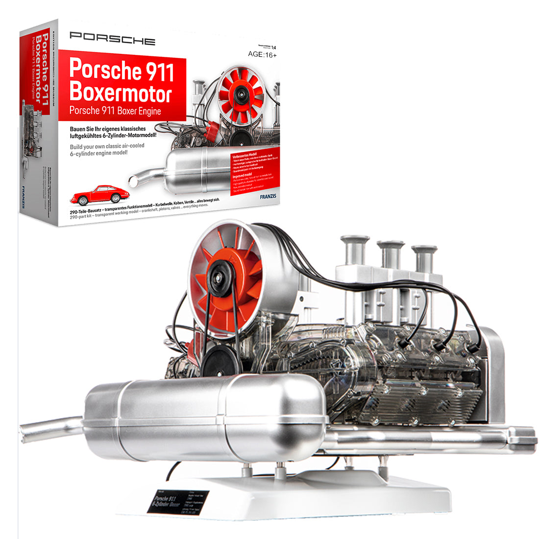 Boxer Engine Table Porsche 911 Boxer Engine Model Kit That Works - Build Your Own Engine ...