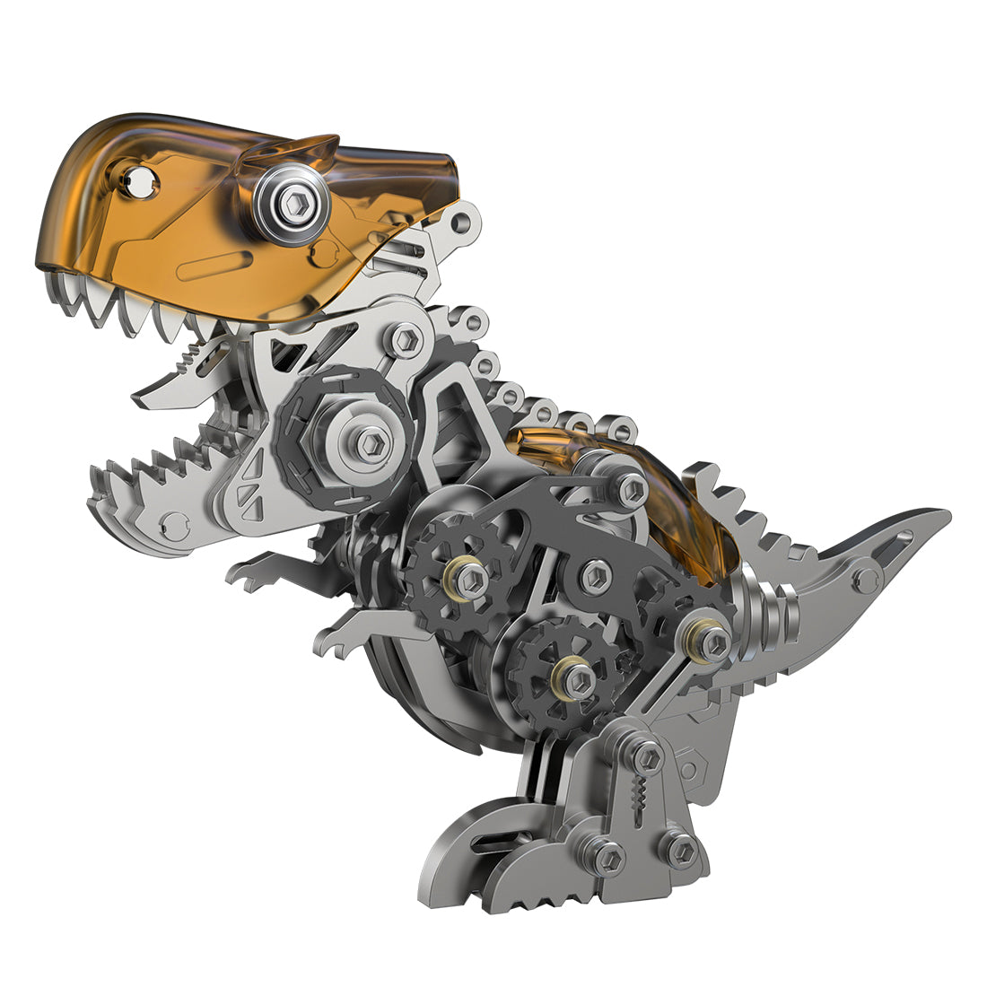 3D-Dinosaurier-Modellbausatz aus Metall, DIY-Tyrannosaurus Rex-Montagemodell – 160 Teile 