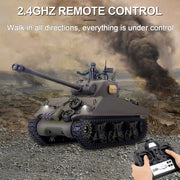1/16 2.4G RC Tank M4A3 Medium Tank Military Vehicle Model - EngineDIY