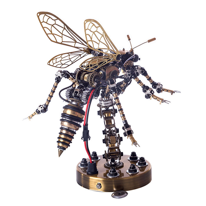 Sound Control 3D Puzzle Model Kit Mechanical Wasp  Metal Assembly DIY Model Jigsaw Crafts - enginediy