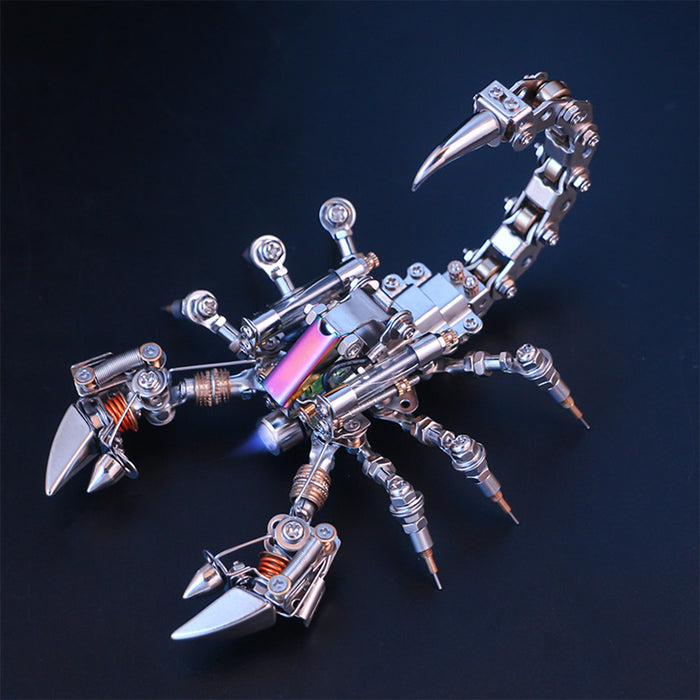 3D Metal Puzzle Steampunk Metal Androctonus Crassicauda Model DIY Toy Kits- 200PCS+