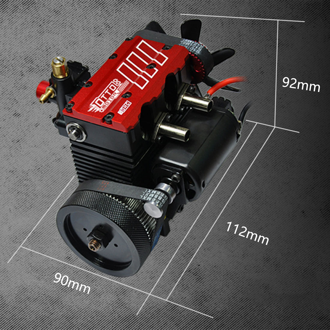 OTTO & TOYAN FS-L200AC SOHC 4 Stroke Nitro Engine Model Kit -EngineDIY