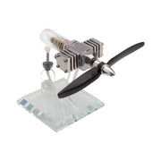 ENJOMOR Plane Head Stirling Engine Pocket Free-piston Motor External Combustion Engine Model Toy - EngineDIY