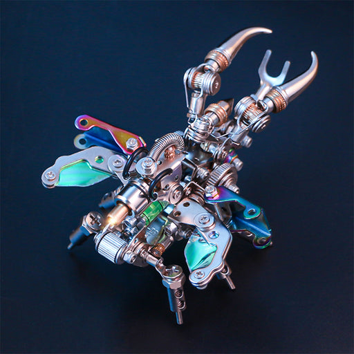 Cyberpunk Flying Stag Beetles Lucanidae DIY Metal Model Kits