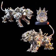3D Metal Tiger Kit Assembly Smilodon Model Saber-toothed Tiger - 650PCS+ - EngineDIY