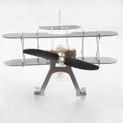 ENJOMOR Metal Stirling Airplane Model Set STEM Science Education Toy Boutique Decoration - EngineDIY