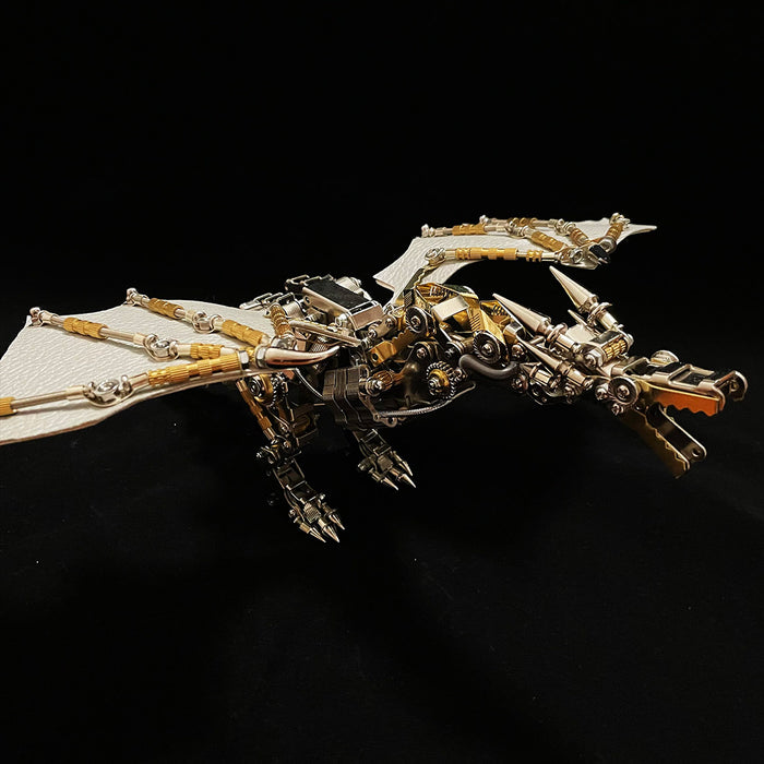 3D Metal Mechanical Steampunk Dragon Crafts DIY Assembly Model Kit Art Device-600PCS+