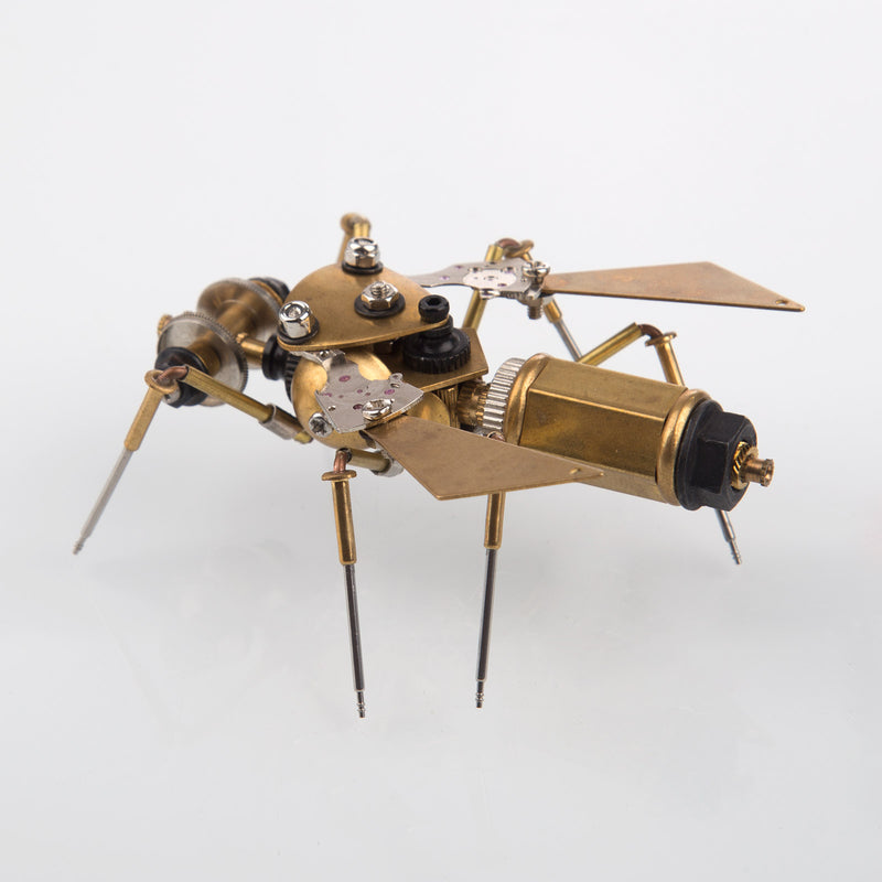 250+Pcs Mechanical Metal Model Kit Assembly Toy - (Spider + Dragonfly + Wasp) - EngineDIY