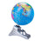 Illuminated Rotating World Globe for Kids with Stand Colorful Easy-Read High Clear Map, STEM Toy, Light Up Globe Lamp Educational Desktop Display STEM Toy