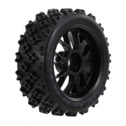 4Pcs 1/10 RC On-road Star Tread Pattern Tyre for HSP 1/10 Redcat Traxxas Tamiya HPI RC Buggy - EngineDIY