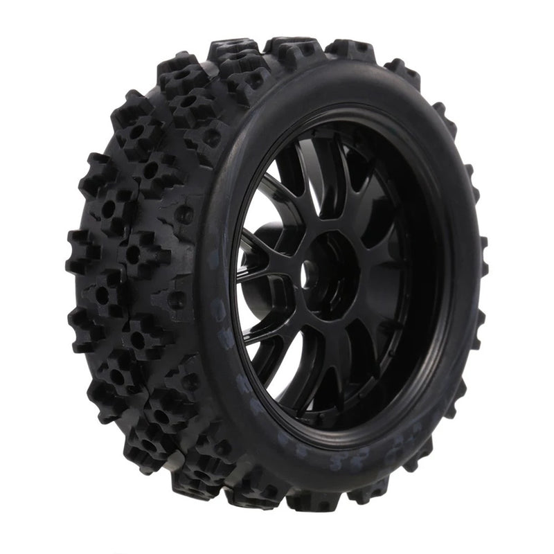 4Pcs 1/10 RC On-road Star Tread Pattern Tyre for HSP 1/10 Redcat Traxxas Tamiya HPI RC Buggy - EngineDIY