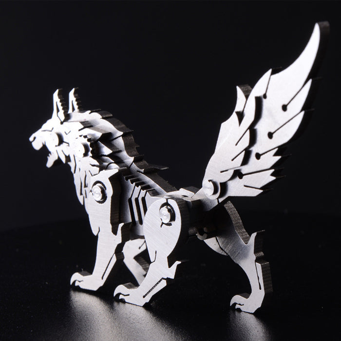 3D Puzzle DIY Model Kit Detachable Jigsaw Wild Wolf Metal Games - enginediy