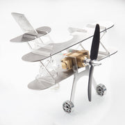 ENJOMOR Metal Stirling Airplane Model Set STEM Science Education Toy Boutique Decoration - EngineDIY