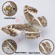 Steampunk 3D Butterfly Model Metal Puzzle DIY Assembly Kit for Kids, Teens and Adults (150PCS+) - EngineDIY