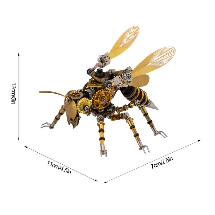 300Pcs+ 3D Steampunk Insect Assembling Model