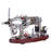 16 Cylinder Swash Plate Stirling Engine Generator Model with LED and Voltage Digital Display Meter
