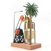 KACIO FD-6 Mini Three-legged Vertical Swing Steam Engine Model with Boiler & Steam Power Generating Units - EngineDIY